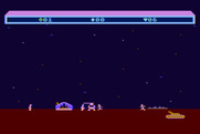 Choplifter! for Atari 8-bit - Rescue people before that tank destroys your helicopter!