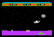 Choplifter! for Apple II - Here's someone to rescue, but watch out for that tank!