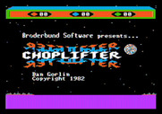Choplifter! for Apple II - Title screen.