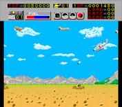 Choplifter! for Arcade - Enemy planes incoming!