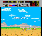 Choplifter! for Arcade - Game over.