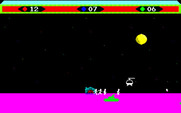 Choplifter! for Fujitsu FM-7 - Rescue aborted due to a tank!