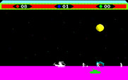 Choplifter! for Fujitsu FM-7 - Enemy tank causing trouble again...