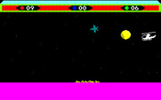 Choplifter! for Fujitsu FM-7 - Watch out for that plane!