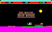 Choplifter! for Fujitsu FM-7 - Game demo.