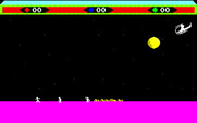 Choplifter! for Fujitsu FM-7 - Here's some people to rescue...