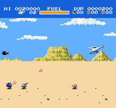 Choplifter! for NES / Famicom - Don't get shot down here...