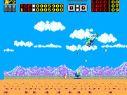 Choplifter! for Sega Master System - Under attack again...