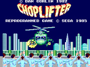 Choplifter! for Sega Master System - Title screen.