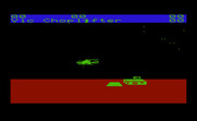 Choplifter! for Commodore VIC-20 - Game start; the chopper takes off...
