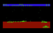 Choplifter! for Commodore VIC-20 - A tank approaches while I pick up prisoners...