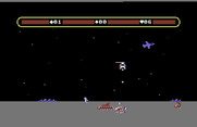 Choplifter! for Commodore 64 - Attempting to destroy a tank...