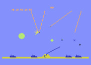 Missile Command for Atari 5200 - At this point you earn 6X points.