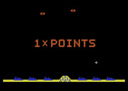 Missile Command for Atari 5200 - Start of round 1.