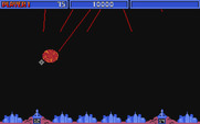 Missile Command for Atari ST - Level 1 start.
