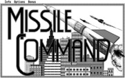 Missile Command for Atari ST - Title screen.