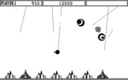 Missile Command for Atari ST - Defending my cities...