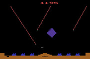 Missile Command for Atari 2600 - Shoot the incoming missiles!