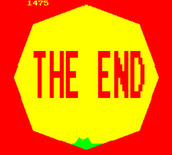 Missile Command for Arcade - Game over.