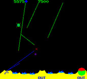 Missile Command for Arcade - Uh oh, I'm almost out of ammo!