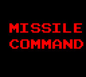 Missile Command for Arcade - Title screen.