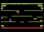 Mario Bros. for Atari 5200 - The fighter flies can only be knocked over when they're touching the platforms.