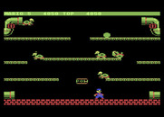 Mario Bros. for Atari 5200 - Knock critters off of the platforms when they are upside down.