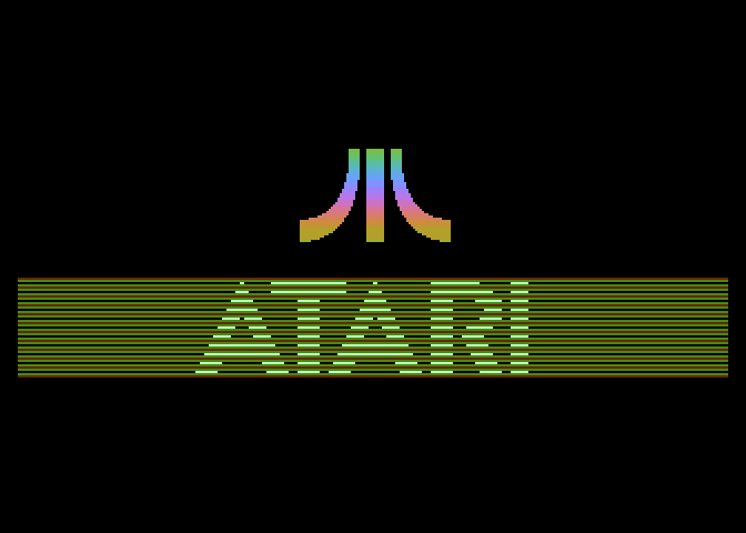 Mario Bros. Atari 7800 Screenshot: Atari logo.