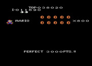 Mario Bros. for Atari 7800 - Perfect, I got all of the coins!