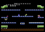 Mario Bros. for Atari 7800 - Be careful of floors frozen by slipice...