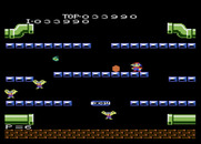 Mario Bros. for Atari 7800 - Fighterflies can only be flipped over when they are touching the ground.