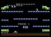 Mario Bros. for Atari 7800 - Game start.