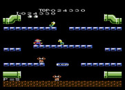 Mario Bros. for Atari 7800 - Some levels feature a mix of pests.