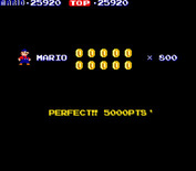 Mario Bros. for Arcade - Perfect, I got all the coins!