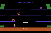 Mario Bros. for Atari 2600 - Kick the sidestepper before it gets up!