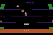 Mario Bros. for Atari 2600 - About to collect a bonus coin...