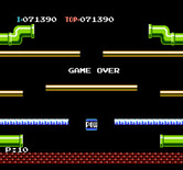 Mario Bros. for NES / Famicom - Game over.