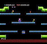 Mario Bros. for NES / Famicom - Here come the critters!