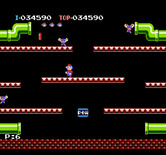 Mario Bros. for NES / Famicom - Here come the Fighterflies now!