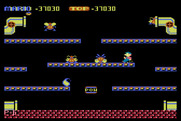 Mario Bros. for Atari 8-bit - Here come some Fighterflies...are you ready?