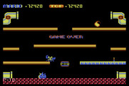 Mario Bros. for Atari 8-bit - Game over.