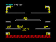 Mario Bros. for ZX Spectrum - Ouch, they got me!