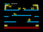 Mario Bros. for ZX Spectrum - Here comes a mixture of pests! And a lot of them all at once...