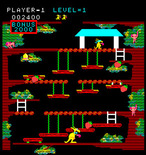 Kangaroo for Arcade - Start of level 2.