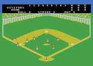 RealSports Baseball for Atari 5200 - Game start; players take the field...