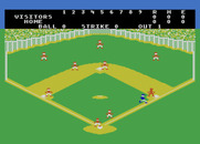 RealSports Baseball for Atari 5200 - Running to first base...