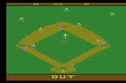 RealSports Baseball for Atari 2600 - Batter out!