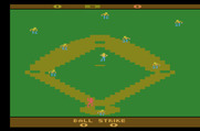 RealSports Baseball for Atari 2600 - The game begins.