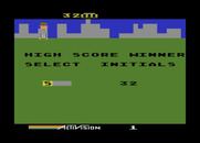 Kaboom! for Atari 5200 - The high score table...