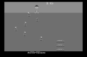 Kaboom! for Atari 2600 - Game start; catching bombs!